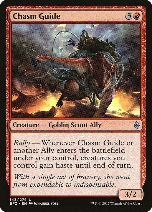 Chasm Guide in the group Magic the Gathering / Types / Colors / Red at Proxyprinters.com (91986)