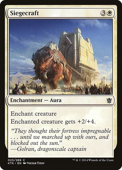 Siegecraft in the group Magic the Gathering / Types / Colors / White at Proxyprinters.com (91988)