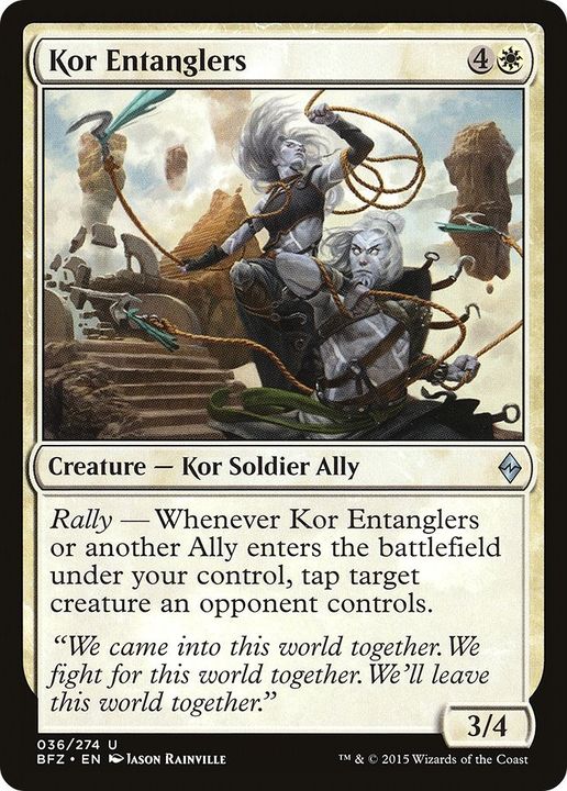 Kor Entanglers in the group Magic the Gathering / Types / Colors / White at Proxyprinters.com (92)