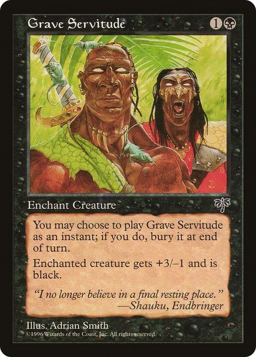 Grave Servitude in the group Magic the Gathering / Sets / Mirrodin Besieged Tokens at Proxyprinters.com (92016)