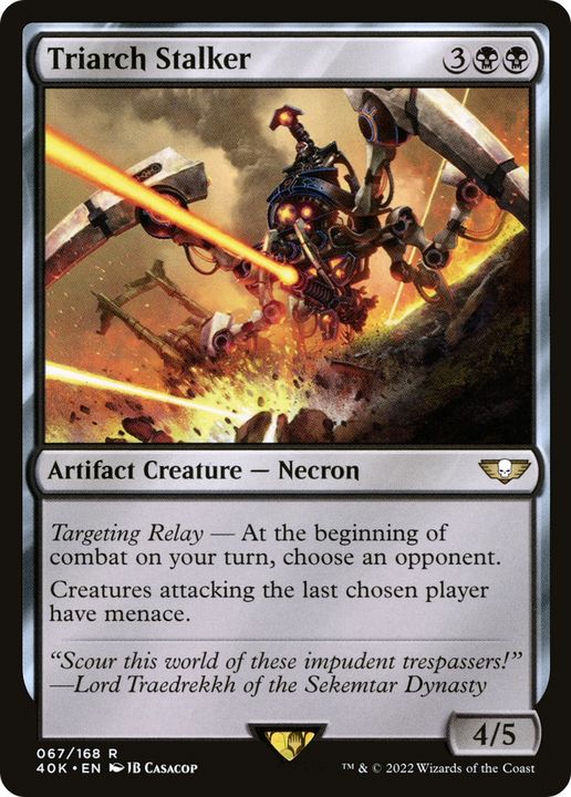 Triarch Stalker in the group Magic the Gathering / Types / Colors / Black at Proxyprinters.com (92025)