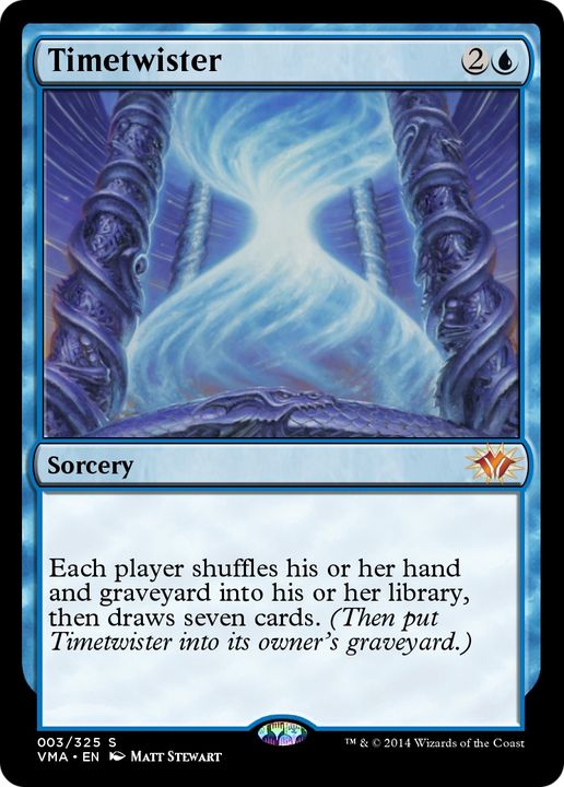 Timetwister in the group Magic the Gathering / Types / Colors / Blue at Proxyprinters.com (92036)