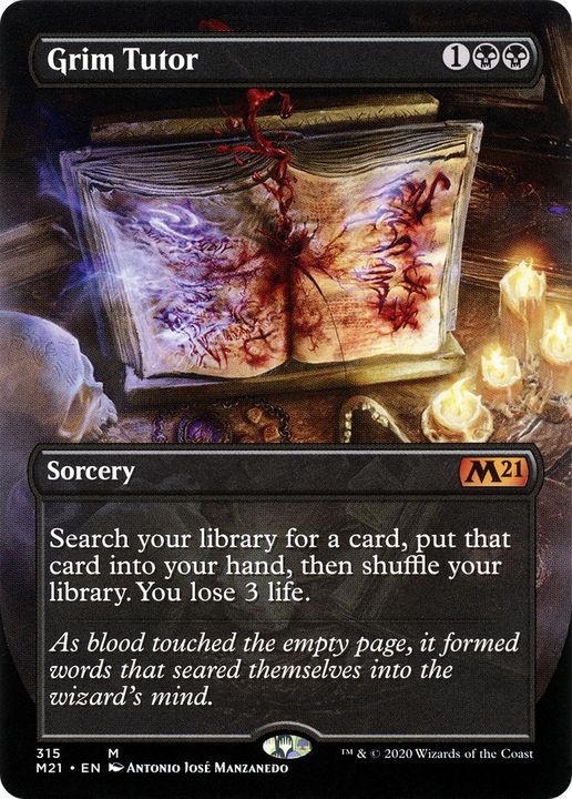 Grim Tutor in the group Magic the Gathering / Sets / Core Set 2021 at Proxyprinters.com (92041)