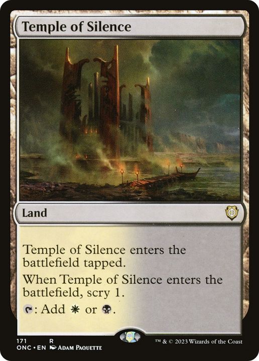 Temple of Silence in the group Magic the Gathering / Types / Colors / Colorless at Proxyprinters.com (92043)