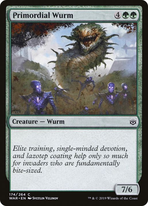 Primordial Wurm in the group Magic the Gathering / Types / Colors / Green at Proxyprinters.com (92086)