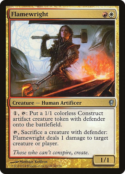 Flamewright in the group Magic the Gathering / Types / Colors / Multicolors / R, W at Proxyprinters.com (92087)