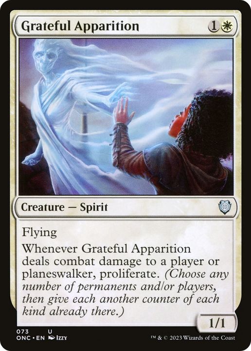 Grateful Apparition in the group Magic the Gathering / Types / Colors / White at Proxyprinters.com (92100)