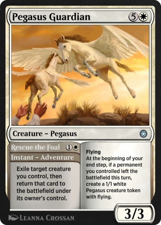 Pegasus Guardian // Rescue the Foal in the group Singles at Proxyprinters.com (92105)