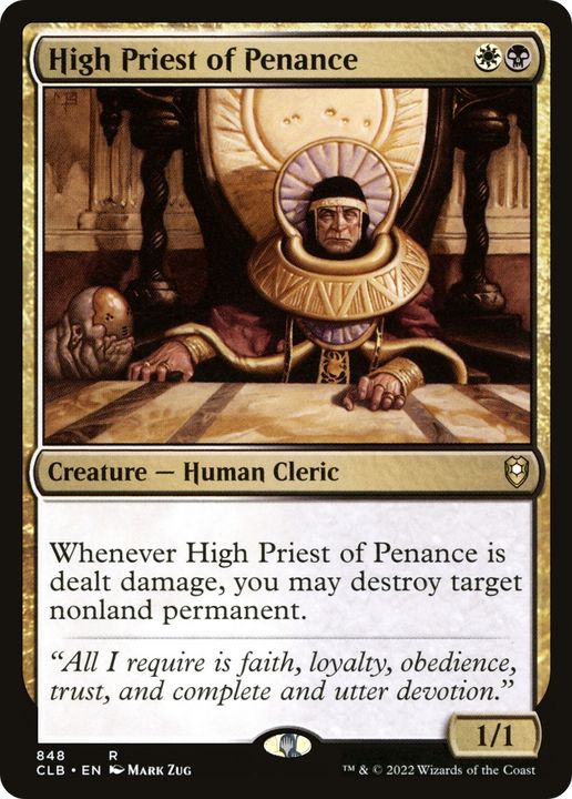 High Priest of Penance in the group Advanced search at Proxyprinters.com (92111)