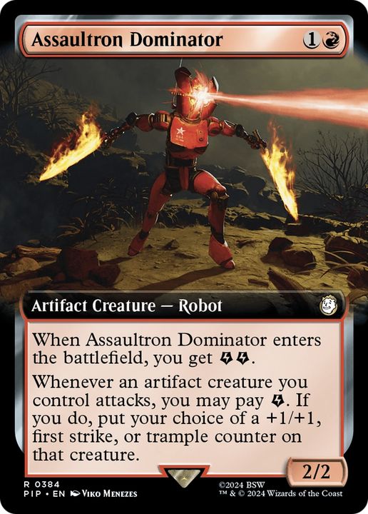 Assaultron Dominator in the group Magic the Gathering / Types / Colors / Red at Proxyprinters.com (92163)