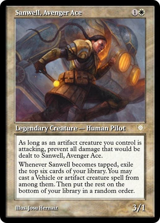 Sanwell, Avenger Ace in the group Magic the Gathering / Sets / Magic Origins Clash Pack at Proxyprinters.com (92178)