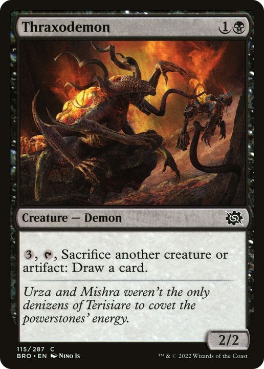 Thraxodemon in the group Magic the Gathering / Types / Colors / Black at Proxyprinters.com (92181)