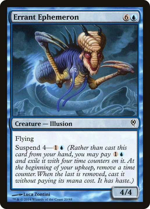 Errant Ephemeron in the group Magic the Gathering / Types / Colors / Blue at Proxyprinters.com (92185)