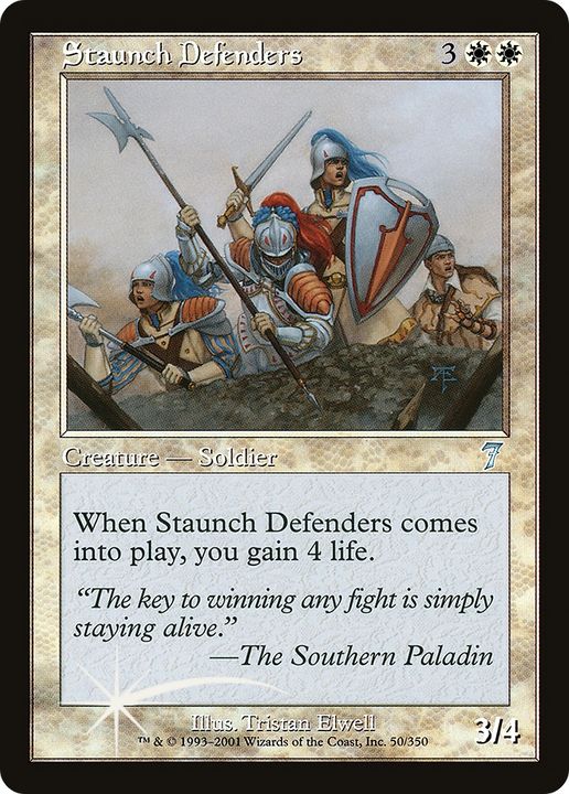 Staunch Defenders in the group Magic the Gathering / Types / Colors / White at Proxyprinters.com (92186)