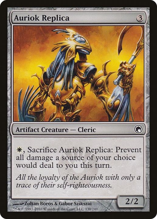 Auriok Replica in the group Magic the Gathering / Sets / Scars of Mirrodin at Proxyprinters.com (922)