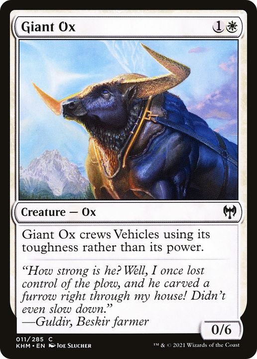 Giant Ox in the group Magic the Gathering / Sets / Kaldheim at Proxyprinters.com (92207)