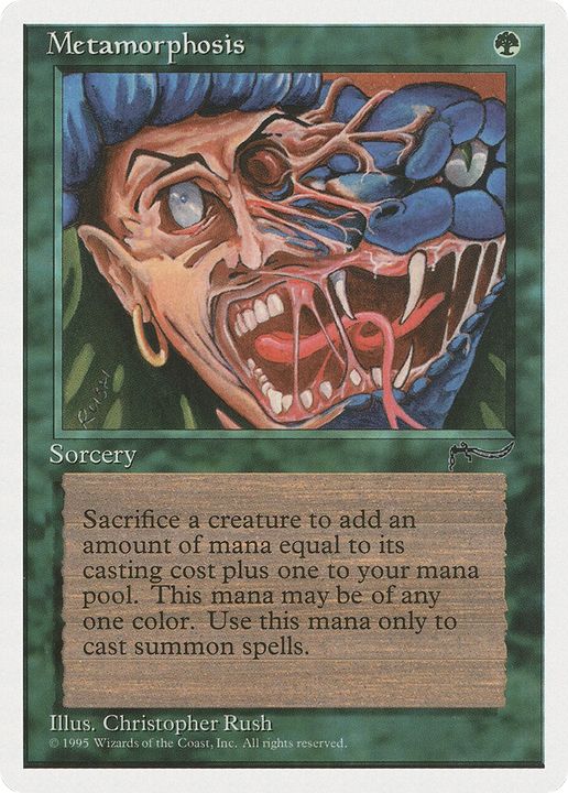 Metamorphosis in the group Magic the Gathering / Types / Colors / Green at Proxyprinters.com (92212)