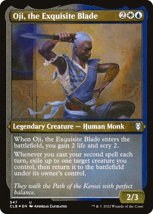 Oji, the Exquisite Blade in the group Magic the Gathering / Sets / Commander Legends: Battle for Baldur's Gate at Proxyprinters.com (9222)