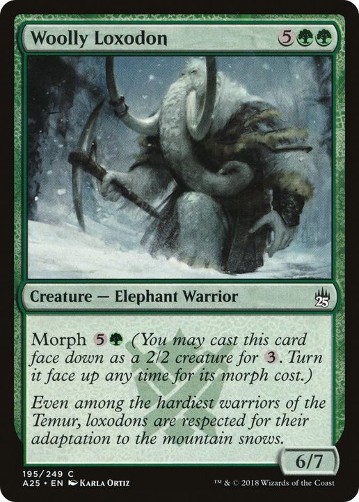 Woolly Loxodon in the group Magic the Gathering / Types / Creatures / Warrior at Proxyprinters.com (9223)