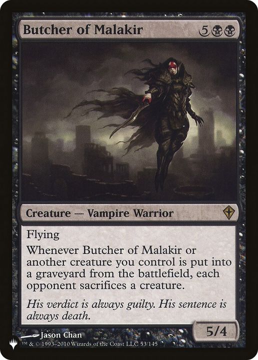 Butcher of Malakir in the group Advanced search at Proxyprinters.com (92230)