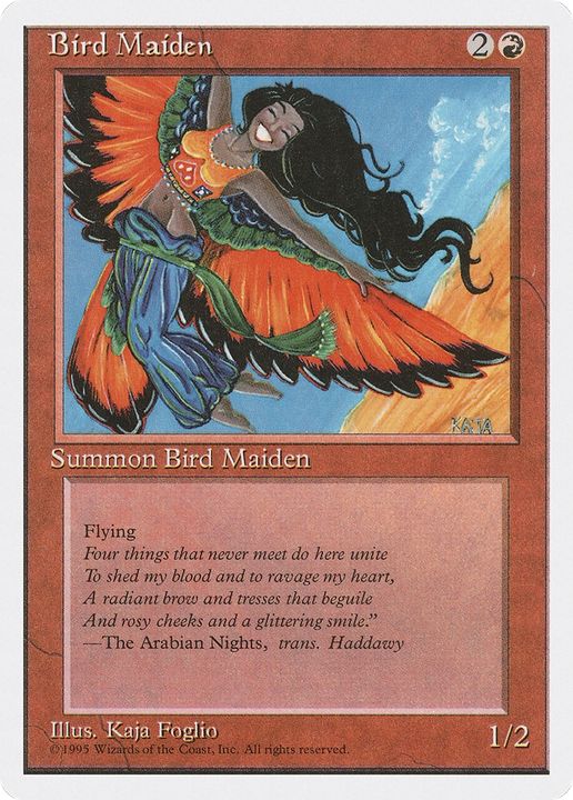 Bird Maiden in the group Magic the Gathering / Types / Colors / Red at Proxyprinters.com (92236)