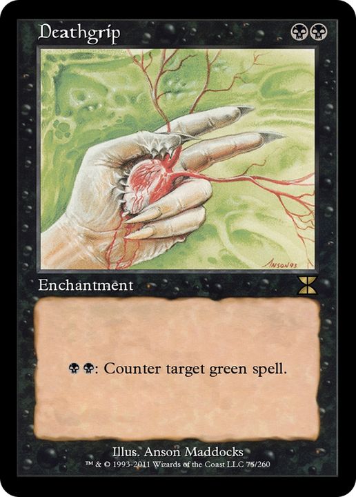 Deathgrip in the group Magic the Gathering / Types / Enchantment / Enchantment at Proxyprinters.com (92248)