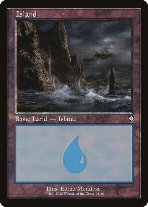 Island in the group Magic the Gathering / Sets / The Brothers' War Commander at Proxyprinters.com (92253)