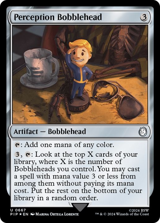 Perception Bobblehead in the group Magic the Gathering / Types / Artifacts / Artifact at Proxyprinters.com (92261)