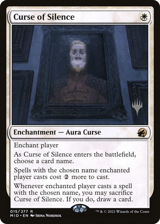 Curse of Silence in the group Magic the Gathering / Sets / Innistrad: Midnight Hunt Promos at Proxyprinters.com (92285)