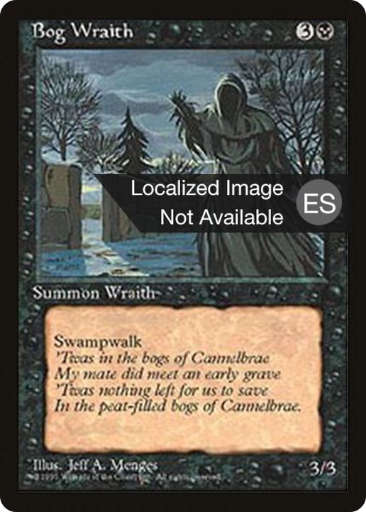 Bog Wraith in the group Magic the Gathering / Types / Colors / Black at Proxyprinters.com (92302)