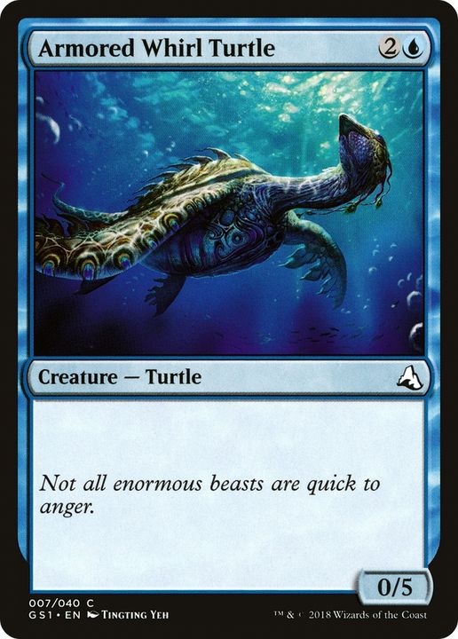 Armored Whirl Turtle in the group Magic the Gathering / Types / Colors / Blue at Proxyprinters.com (92328)