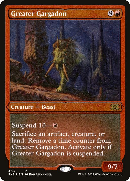 Greater Gargadon in the group Magic the Gathering / Types / Colors / Red at Proxyprinters.com (92330)