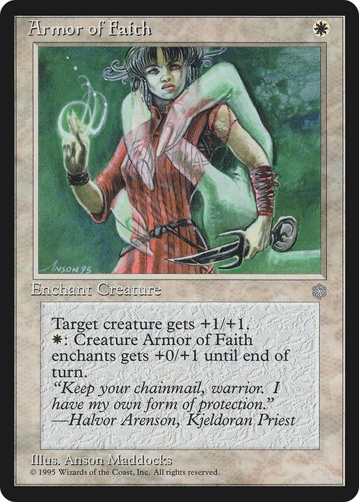 Armor of Faith in the group Magic the Gathering / Sets / Iconic Masters at Proxyprinters.com (92333)