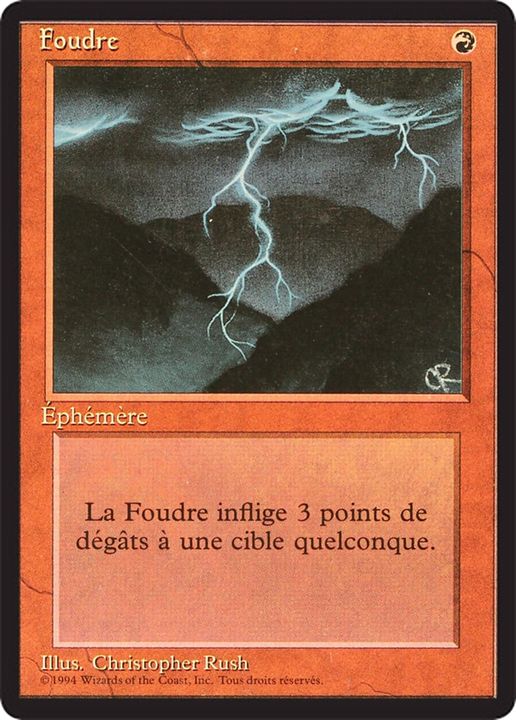 Lightning Bolt in the group Magic the Gathering / Types / Colors / Red at Proxyprinters.com (92388)