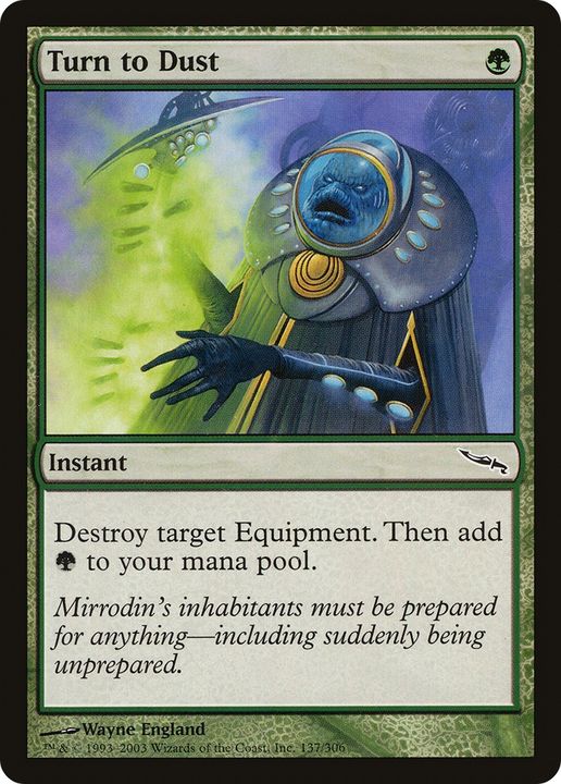 Turn to Dust in the group Magic the Gathering / Types / Colors / Green at Proxyprinters.com (92401)