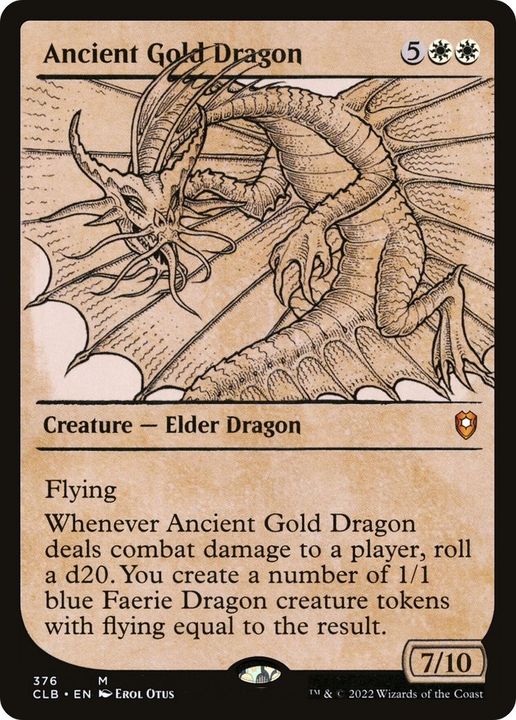 Ancient Gold Dragon in the group Magic the Gathering / Types / Colors / White at Proxyprinters.com (9242)