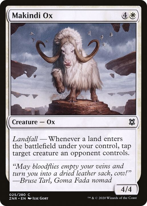 Makindi Ox in the group Magic the Gathering / Types / Colors / White at Proxyprinters.com (92431)