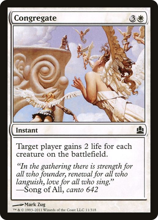 Congregate in the group Magic the Gathering / Types / Colors / White at Proxyprinters.com (92434)