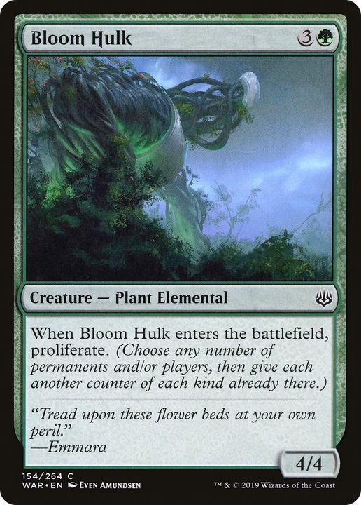 Bloom Hulk in the group Magic the Gathering / Sets / War of the Spark Promos at Proxyprinters.com (92456)