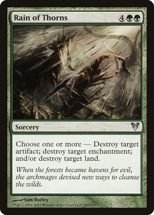 Rain of Thorns in the group Magic the Gathering / Types / Colors / Green at Proxyprinters.com (92457)