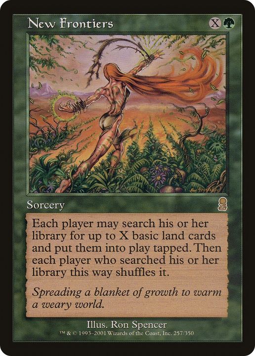 New Frontiers in the group Magic the Gathering / Types / Colors / Green at Proxyprinters.com (92459)