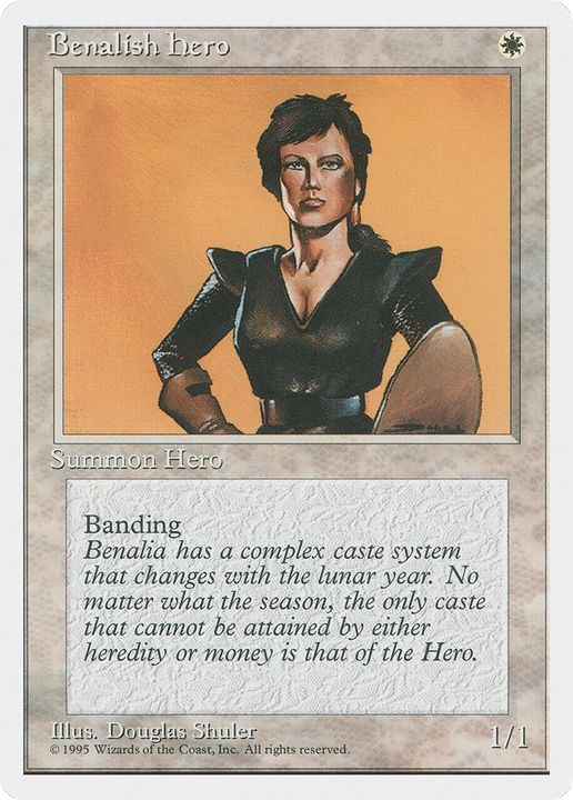 Benalish Hero in the group Magic the Gathering / Types / Colors / White at Proxyprinters.com (92464)