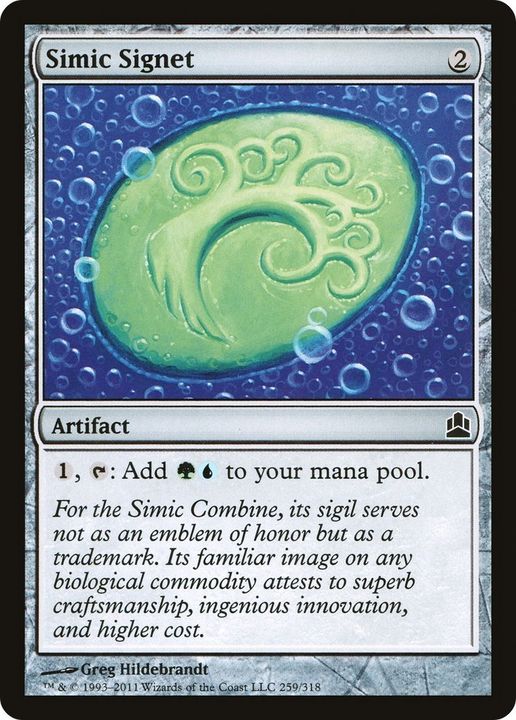 Simic Signet in the group Magic the Gathering / Types / Artifacts / Artifact at Proxyprinters.com (9248)