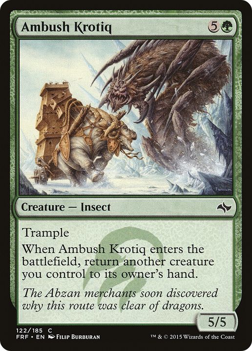 Ambush Krotiq in the group Magic the Gathering / Sets / Fate Reforged at Proxyprinters.com (92485)