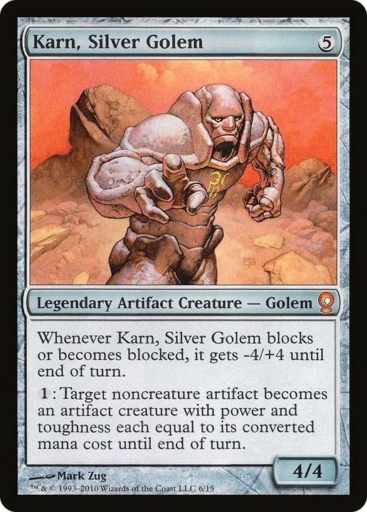 Karn, Silver Golem in the group Magic the Gathering / Types / Artifacts / Legendary Artifact at Proxyprinters.com (9249)