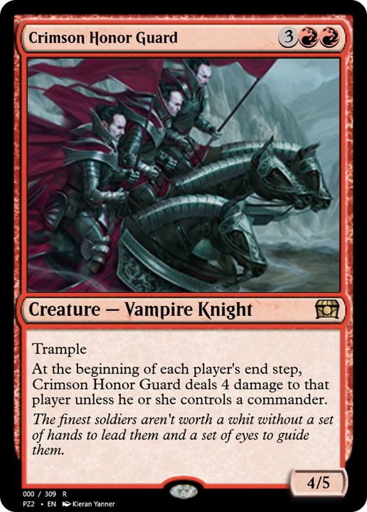 Crimson Honor Guard in the group Magic the Gathering / Types / Colors / Red at Proxyprinters.com (92490)