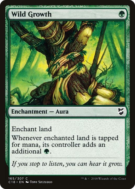 Wild Growth in the group Magic the Gathering / Sets / Commander 2018 at Proxyprinters.com (9250)