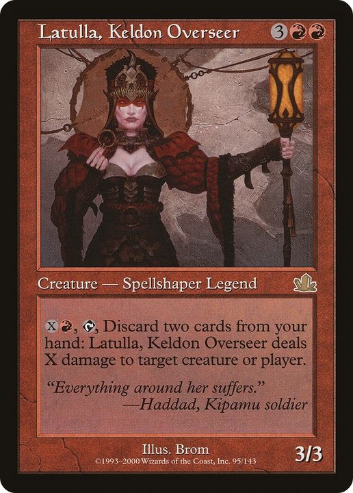 Latulla, Keldon Overseer in the group Magic the Gathering / Types / Colors / Red at Proxyprinters.com (92501)