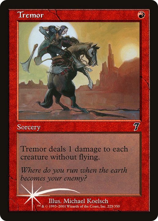 Tremor in the group Magic the Gathering / Types / Colors / Red at Proxyprinters.com (92507)