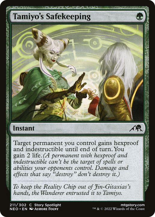 Tamiyo's Safekeeping in the group Magic the Gathering / Types / Colors / Green at Proxyprinters.com (92515)